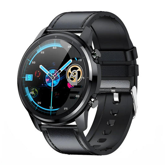 LEMFO LF26 smart bracelet with 1.3-inch screen showing fitness data on wrist