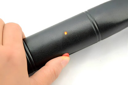 Portable black electric mosquito swatter with 3V grid, 20 cm foldable design for insect zapping