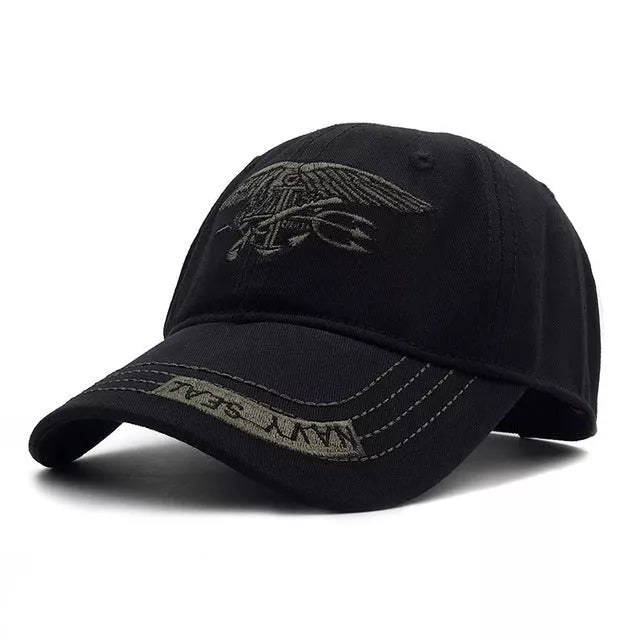 Army Tactical Baseball Cap in black, green, and camouflage - adjustable and durable