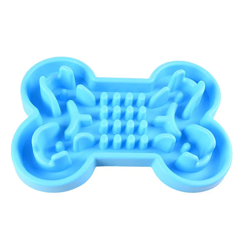 Slow-Eating Anti-Bloat Pet Bowl for Dogs - Innovative Maze Design, Durable Silicone Construction, and Variety of Vibrant Colors