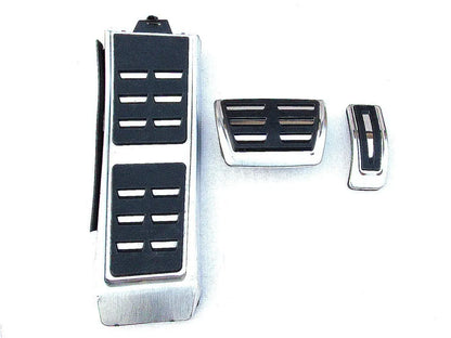 Black stainless steel accelerator and brake pedal set for Porsche Macan