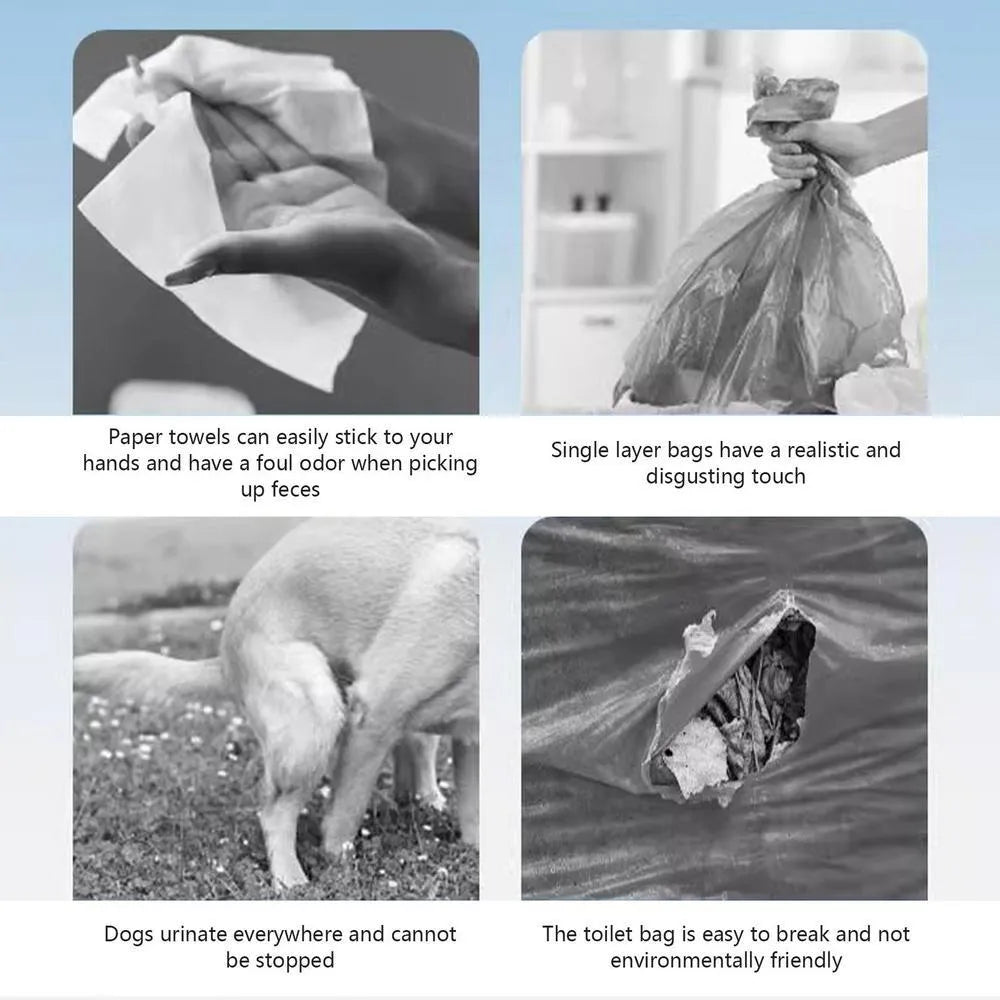 Cloud-shaped jaw dog pooper scooper in ABS plastic for outdoor pet waste cleanup