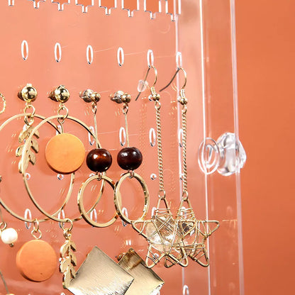 Clear plastic acrylic cosmetic storage box for organizing beauty products