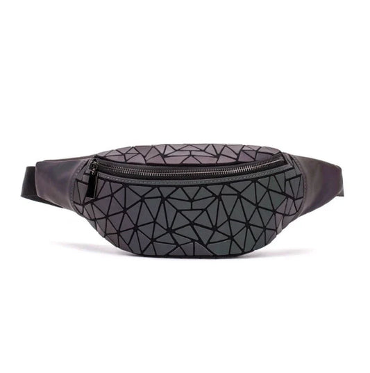 Stylish waist bags in various colors made of premium PU leather with a sleek geometric design, providing hands-free convenience and organization for modern women.