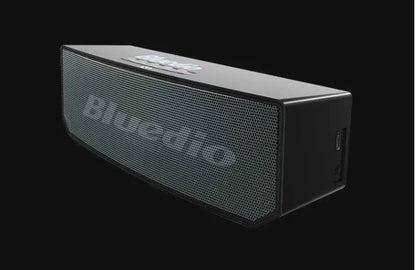 Black BS-6 cloud smart speaker with 52mm drive unit, dimensions 227x68x74mm