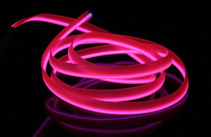 Flexible LED strip lights in various colors for neon party decor, bicycle, and dance lighting