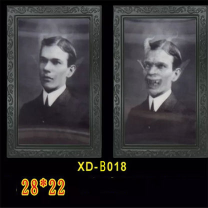 3D People Ghost Festival Changing Photo Frame with visual illusion effect for Halloween