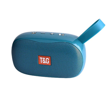 TG173 portable Bluetooth speaker in black, 121x45.5x70.8mm, with 52mm driver and 5W power.