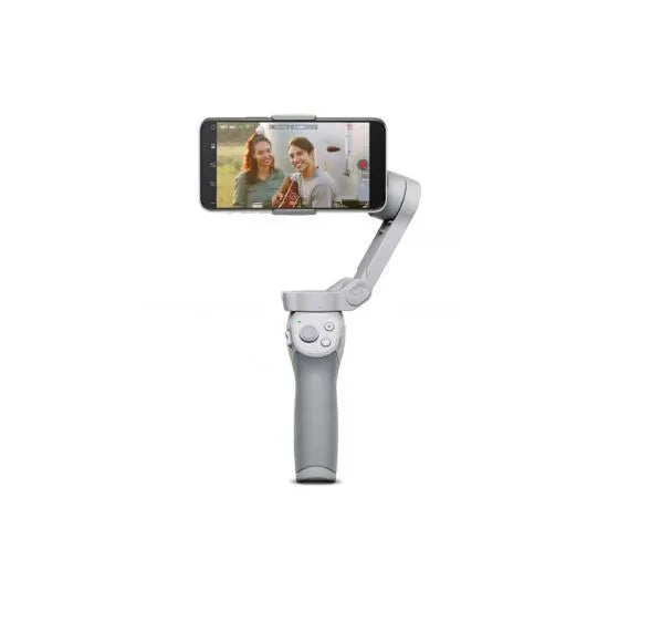 Magnetic mobile phone PTZ stabiliser with 2450 mAh battery capacity for extended smartphone filming sessions