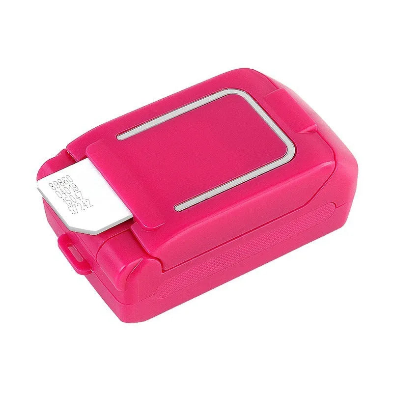 Mini flip mobile phone in six colour options with flip cover closed