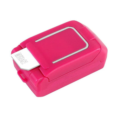 Mini flip mobile phone in six colour options with flip cover closed