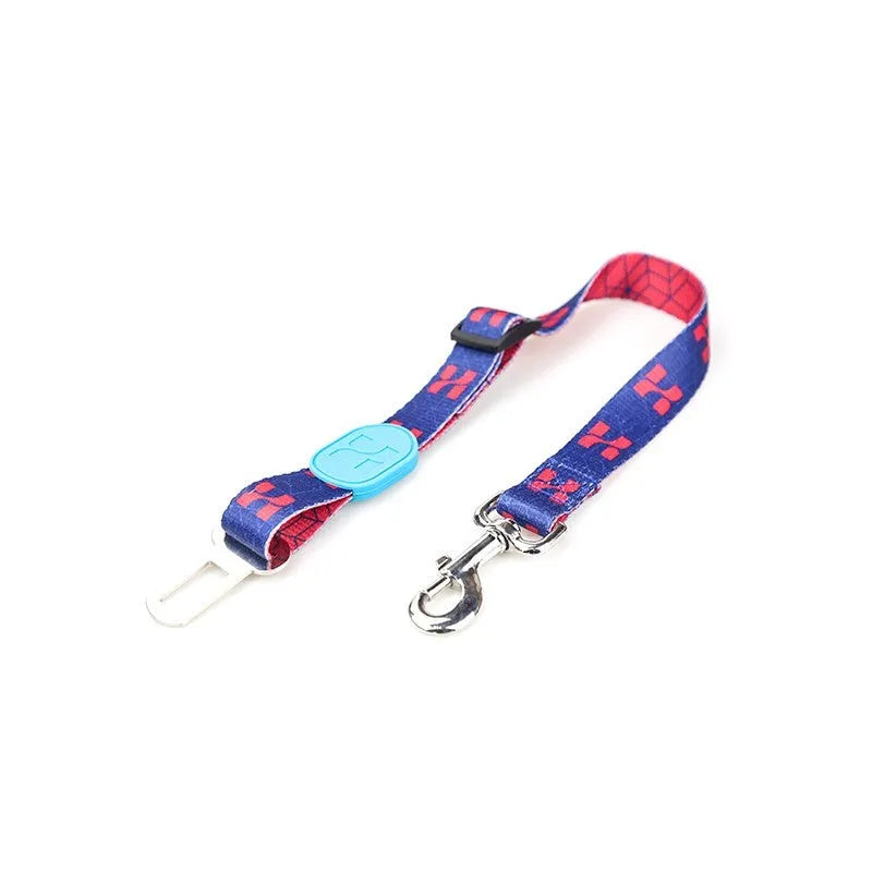 Adjustable dog car seat belt for small medium large dogs, scalable pet vehicle restraint with 11 style options