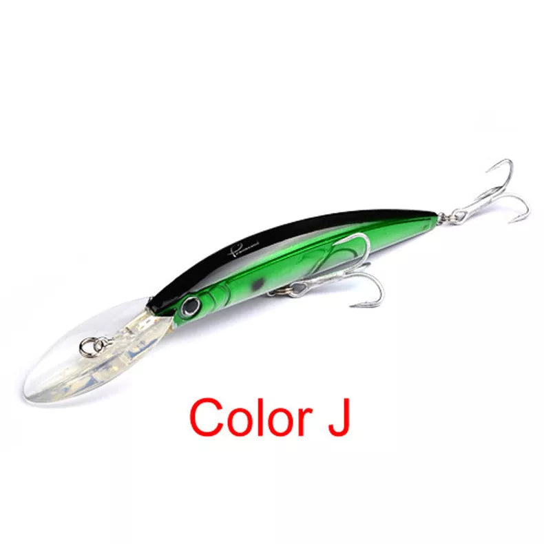 PRO BEROS Classic Minnow Bait hard plastic fishing lure in various colors
