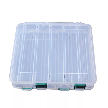 White ABS engineering material lure fishing tackle box in two sizes