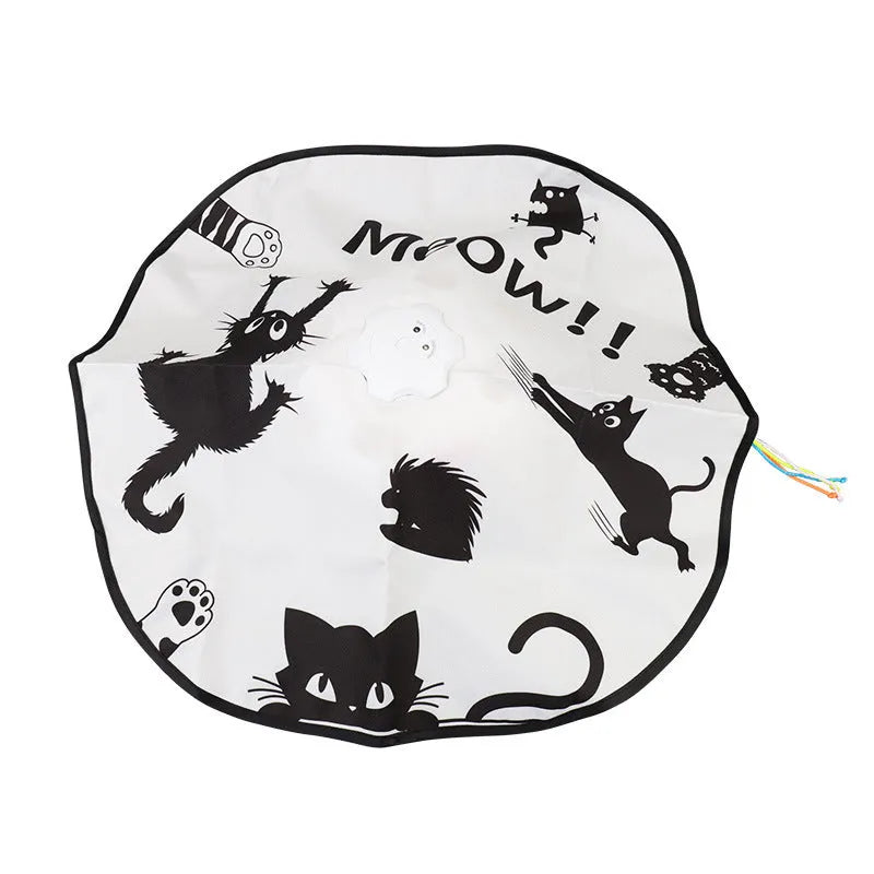 19.8x11.5x19.5cm plastic cat toy with moving parts for independent feline entertainment