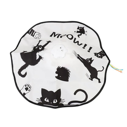 19.8x11.5x19.5cm plastic cat toy with moving parts for independent feline entertainment