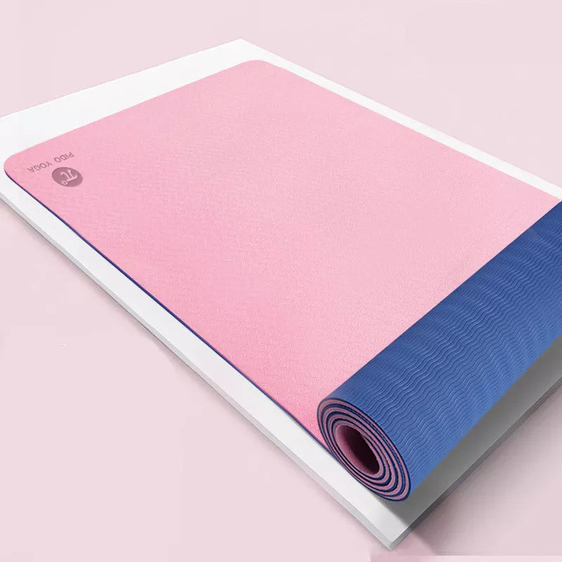 Pido TPE yoga mat in selected color, perfect for beginners with non-slip surface