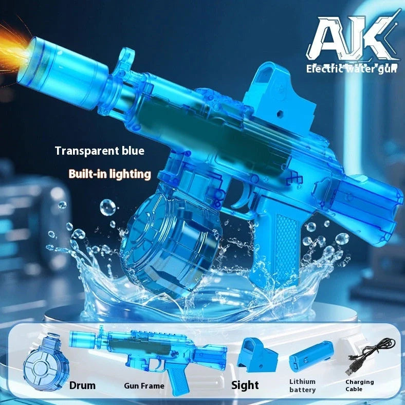 Ice Mouse electric water gun toy with 500ml water tank and high-speed firing system