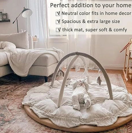 Creative Baby Home Removable Mat Toy Suit showing 180cm plush surface with integrated educational toys