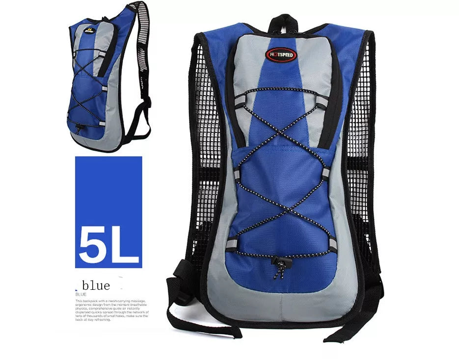 Lightweight waterproof outdoor sports backpack in selected color for running and off-road riding