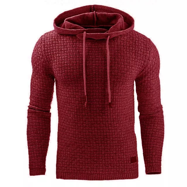 Men's hoodie sweater in various colors and sizes, made from 65% cotton and 35% polyester blend