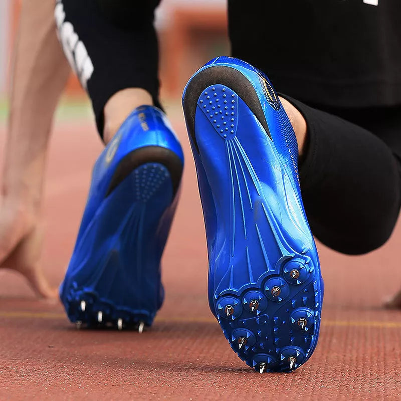 Unisex competition shoes with microfiber upper and TPU outsole for running and foot basket sports