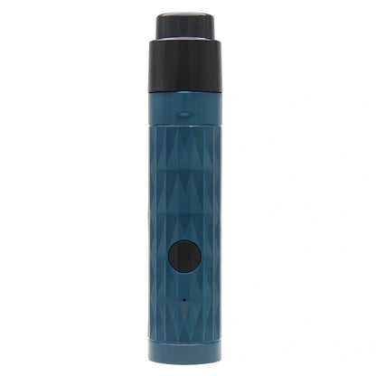 Blue electric pet nail polisher with LED light showing ergonomic grip and grinding head