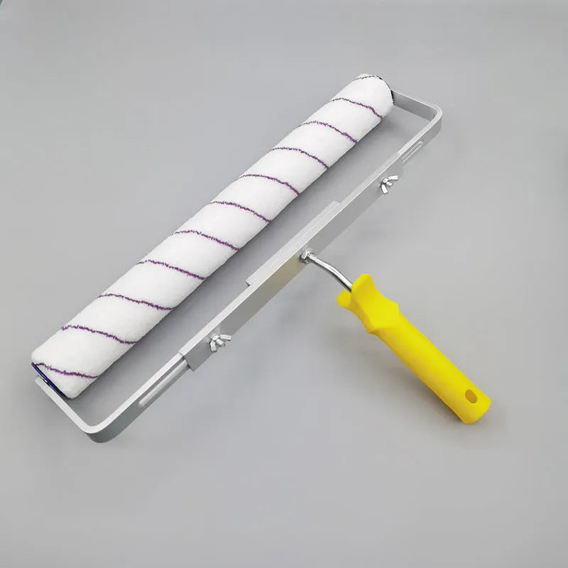 Professional 18-inch paint roller set with three different brush heads for wall and floor painting
