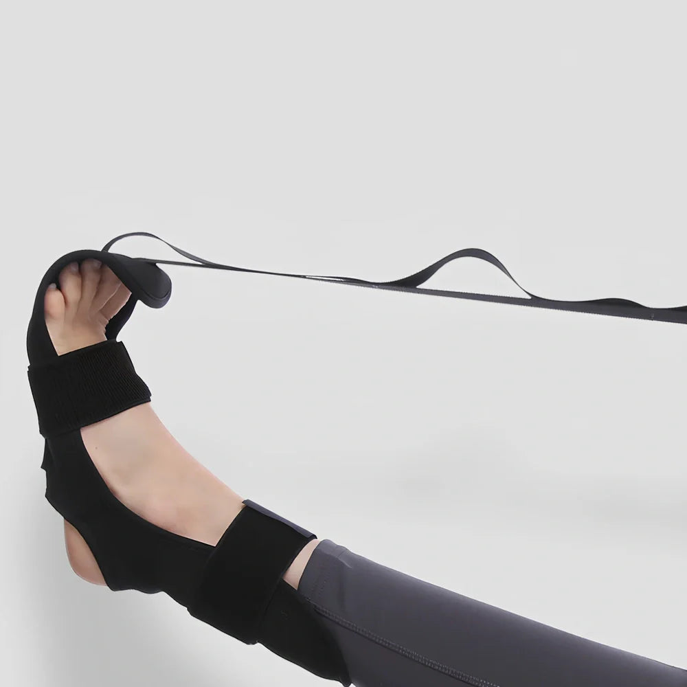 Fitness stretching belt for plantar fasciitis with 23cm length and multiple colour options