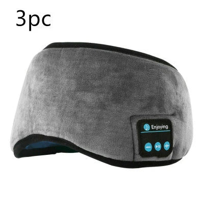 Wireless Bluetooth 5.0 Sleep Headphones with Plush Sleep Mask and Music Player