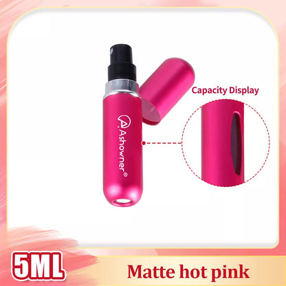 Mini Portable Perfume Bottle Spray in various colors and sizes for on-the-go fragrance