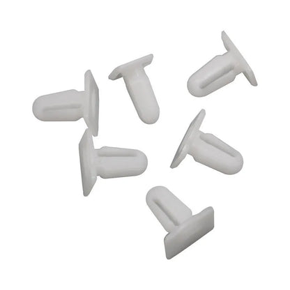 60-piece pack of D318 coloured PA66 plastic automobile glue nails and buckles for trim fastening.