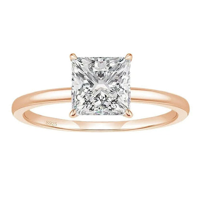 925 silver geometric ring with round elements on finger, available in silver gold rose gold colours