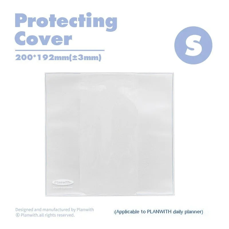 A5 embossed meter book with paper cover showing five colour options: white, purple, blue, grey, and protective cover