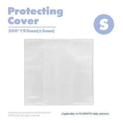 A5 embossed meter book with paper cover showing five colour options: white, purple, blue, grey, and protective cover