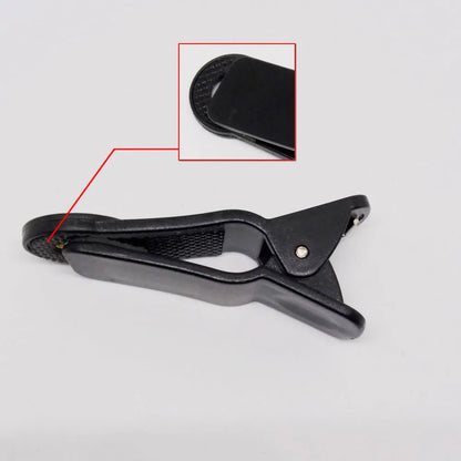 12x telescopic smartphone lens with universal collar clip for outdoor filming and distance photography