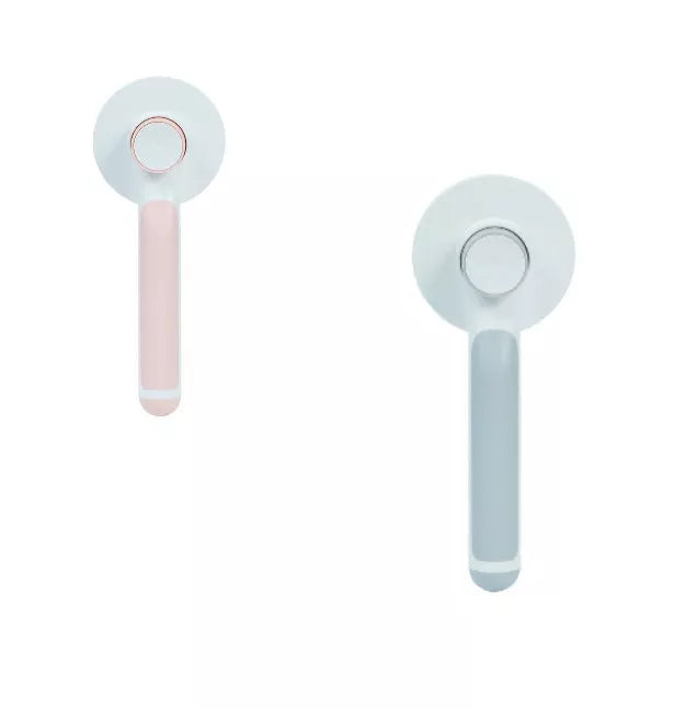 Round Handle Pet Passage Comb with stainless steel needles and self-cleaning feature