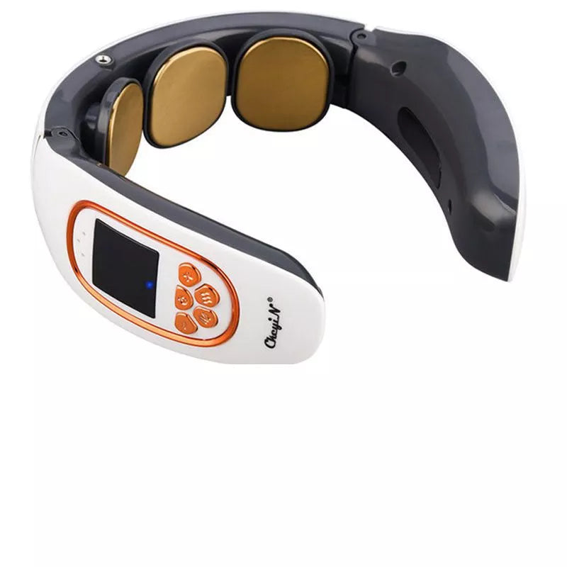 Intelligent Neck Cervical Massager with remote control and USB charging