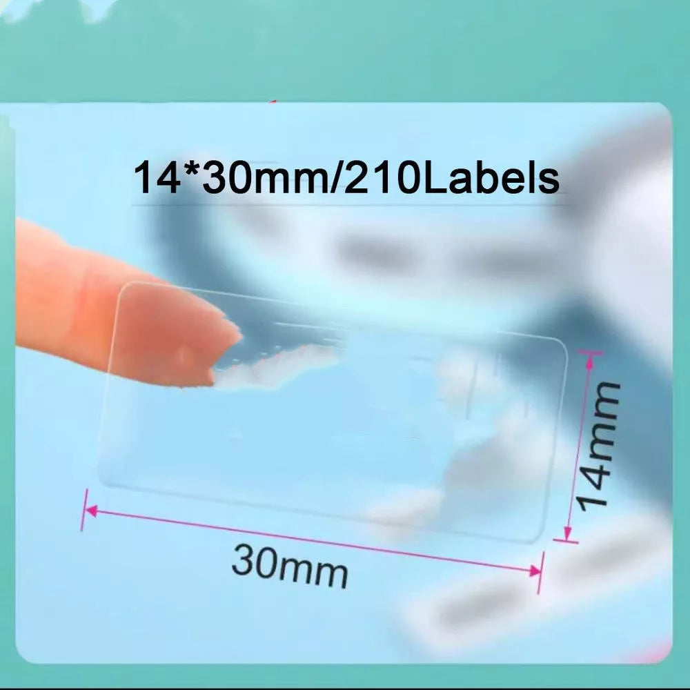 Pure color label thermal paper rolls for home and office organization