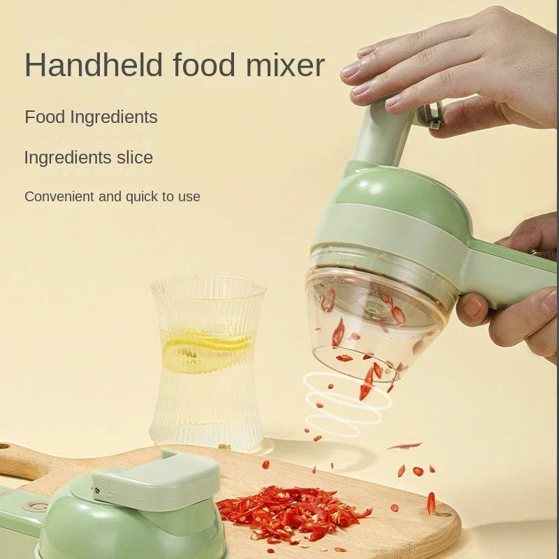 Versatile Electric Kitchen Processor - Chop, Slice, and Mince with Ease