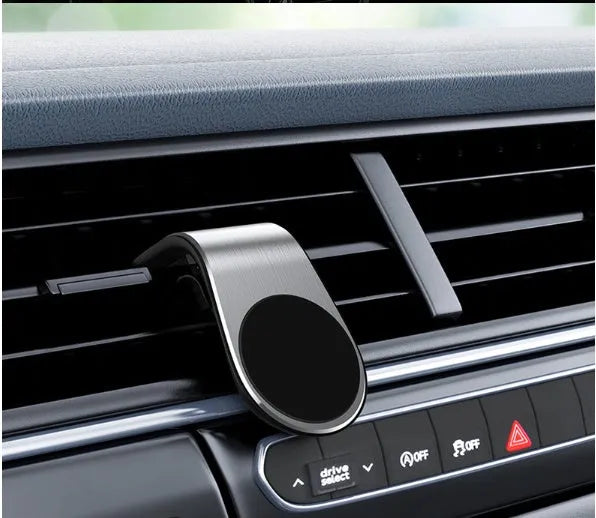 Adjustable rotation car bracket for power outlet phone mounting in black, gold, and silver colour options