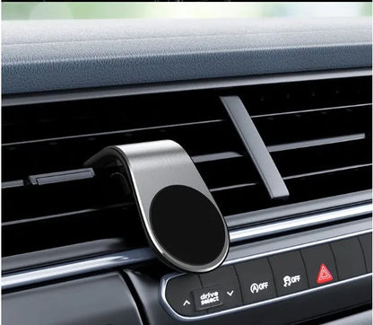Adjustable rotation car bracket for power outlet phone mounting in black, gold, and silver colour options
