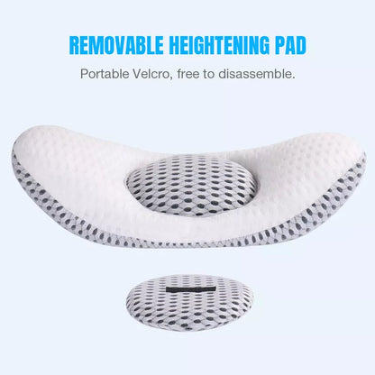 Multifunctional Waist Pad with 4D mesh and buckwheat filling for support and comfort