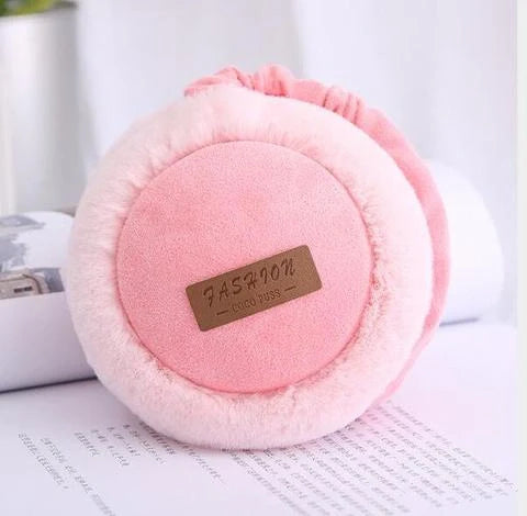 Bluetooth Earmuffs Headphones with warm plush lining for winter