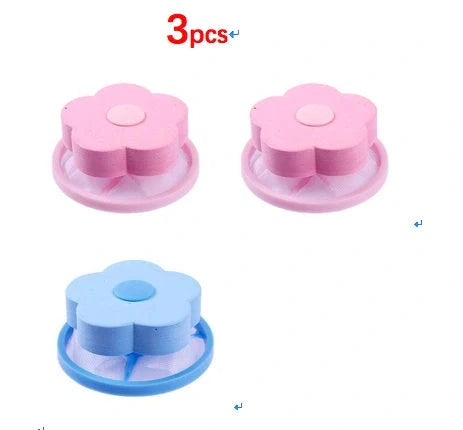 Flower Design Washing Machine Hair Filter for removing lint and hair from laundry