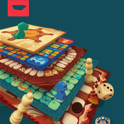 20 in 1 Classic Game Chess Party Toy for Kids - Multi-Game Desktop Puzzle