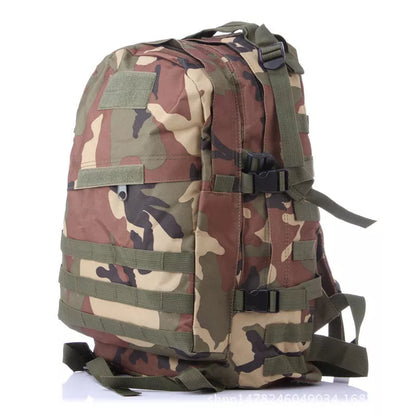 Camouflage multi-function double shoulder backpack with waterproof Oxford cloth