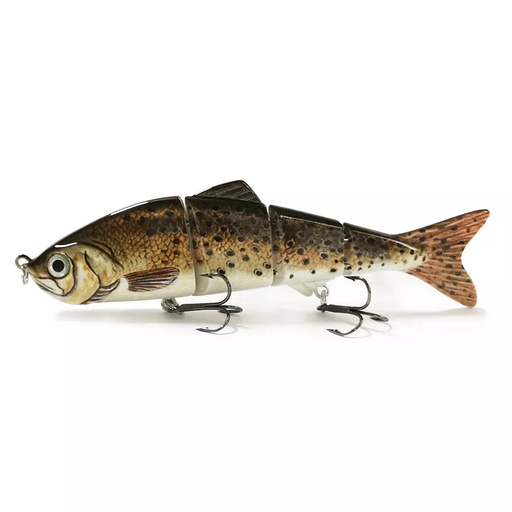 Luya Multi-section Fishing Bait: 16.5cm ABS Plastic Bionic Lure for effective fishing