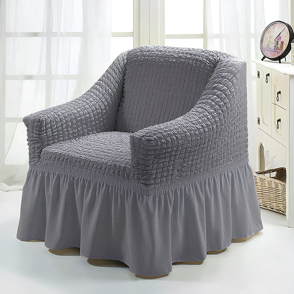 Branbird American single sofa cover with skirt design on 90-140cm furniture