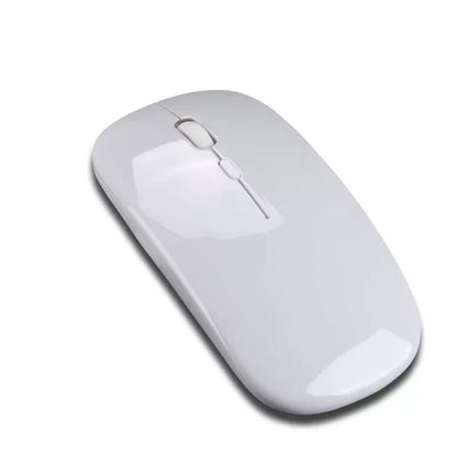 Ergonomic wireless dual-mode mouse with adjustable DPI settings in various colors